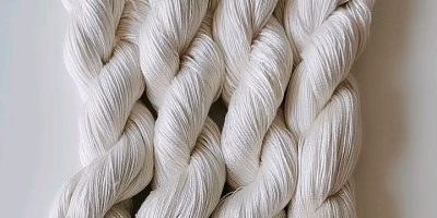 Bulk high-strength white silk yarn (3)