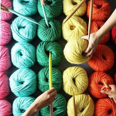 Fancy handmade thick wool yarn (4)
