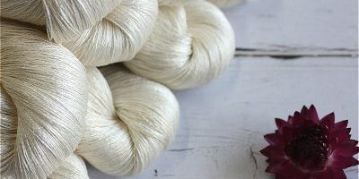 Pure silk lace dyed silk yarn (3)