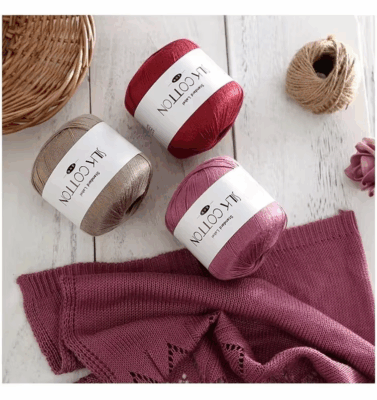 Cotton Yarn Ball for Crochet and Knitting