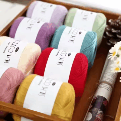 Cotton Yarn Ball for Crochet and Knitting