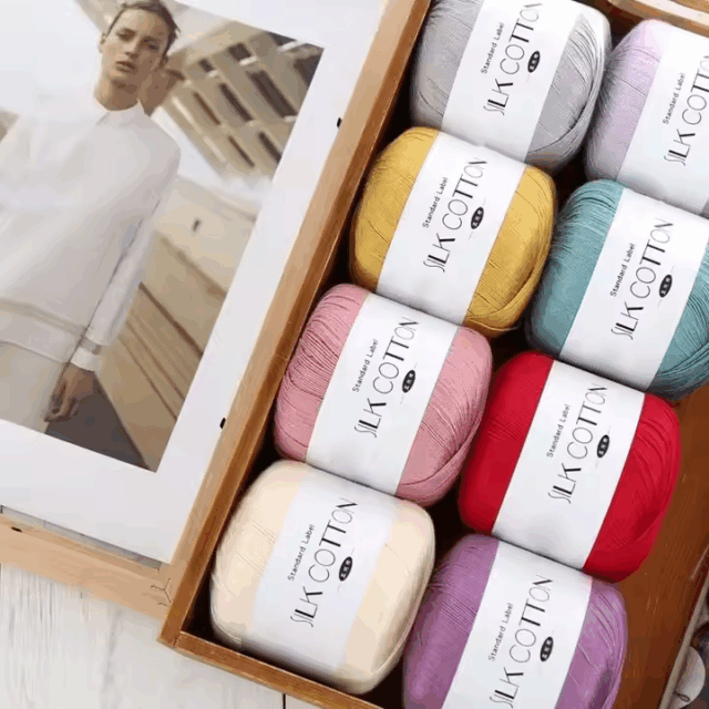 Cotton Yarn Ball for Crochet and Knitting