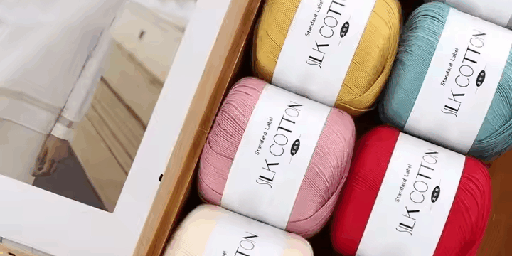 Cotton Yarn Ball for Crochet and Knitting