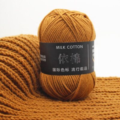 4 Ply 100g Milk Cotton Yarn Ball for Baby