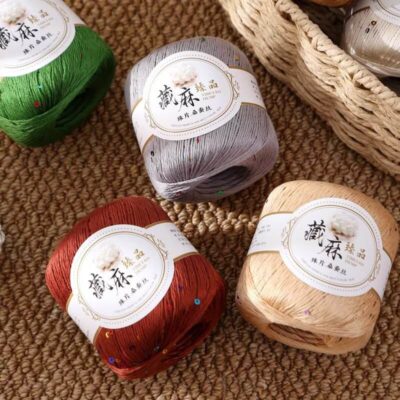 Sparkling Sequin Silk Blend Yarn