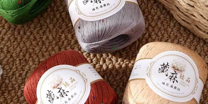 Sparkling Sequin Silk Blend Yarn