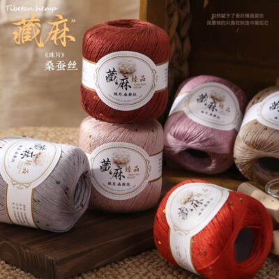 Sparkling Sequin Silk Blend Yarn