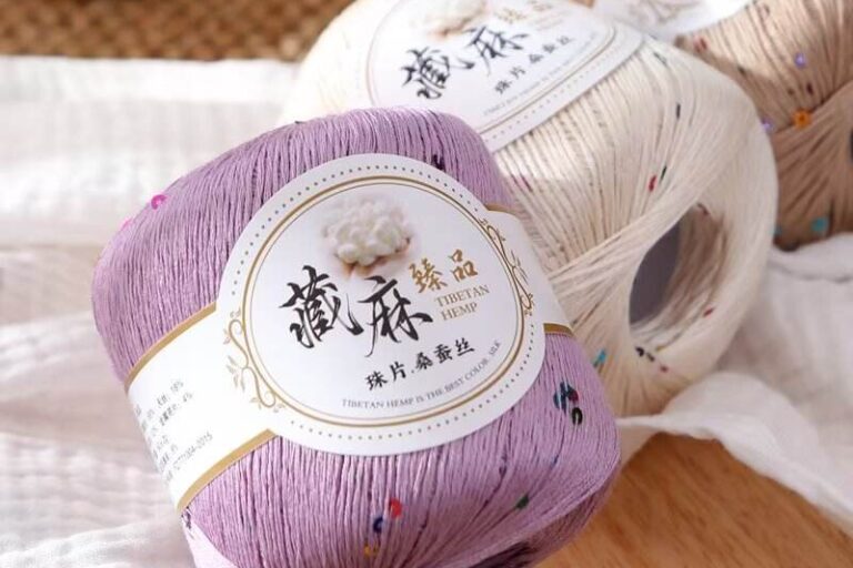 Sparkling Sequin Silk Blend Yarn