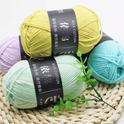 Soft 4ply Milk Cotton Yarn