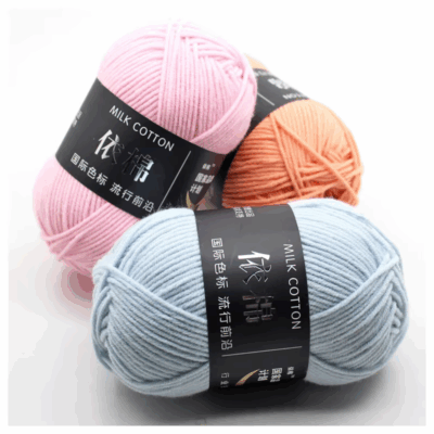 Soft 4ply Milk Cotton Yarn