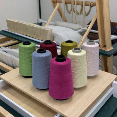 Colourful Polyester Blended Yarn