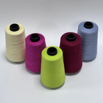 Colourful Polyester Blended Yarn