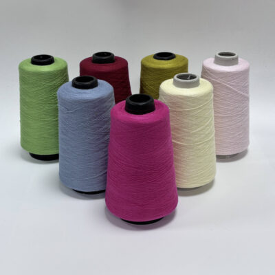 Colourful Polyester Blended Yarn