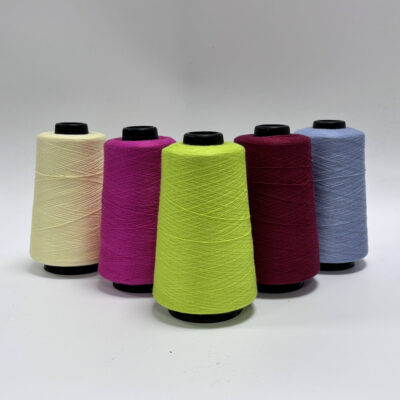Colourful Polyester Blended Yarn