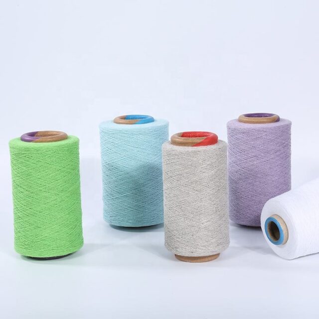 Open End 100 Percent Polyester Yarn