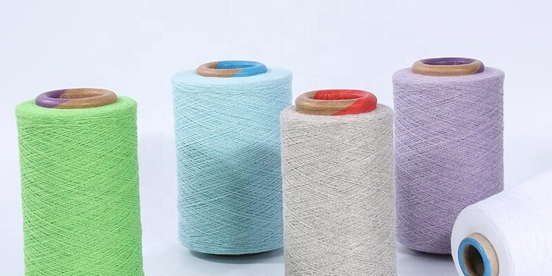 Open End 100 Percent Polyester Yarn