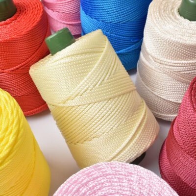 Bright Ice Silk Macrame Cord for DIY Hats