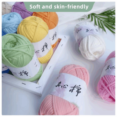 Chunky Wool Yarn Melange for Knitting