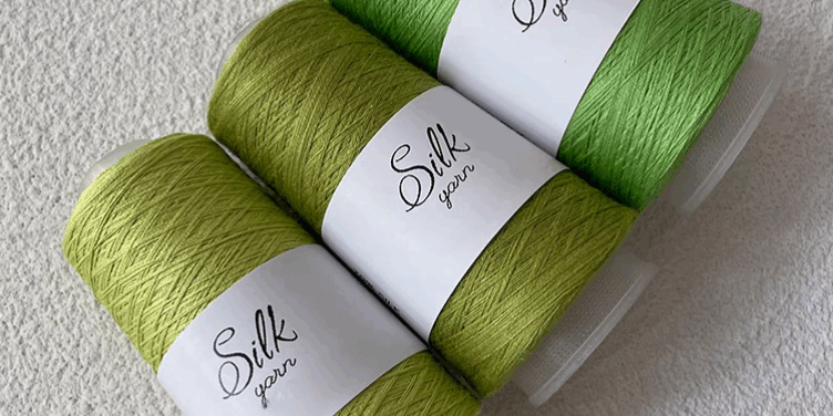 Lightweight 100 Percent Spun Silk Yarn 2 60NM for Women Cashmere Textile Processing (5) Lightweight 2 60NM Spun Silk Yarn