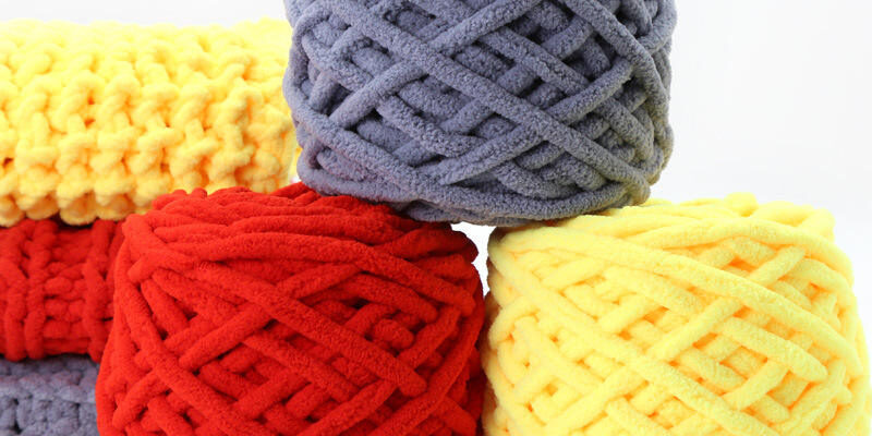 Ultra Coarse Icelandic Wool Yarn with Polyester for DIY Handmade Knitted Blankets (4) Wool Yarn for DIY Handmade Blankets