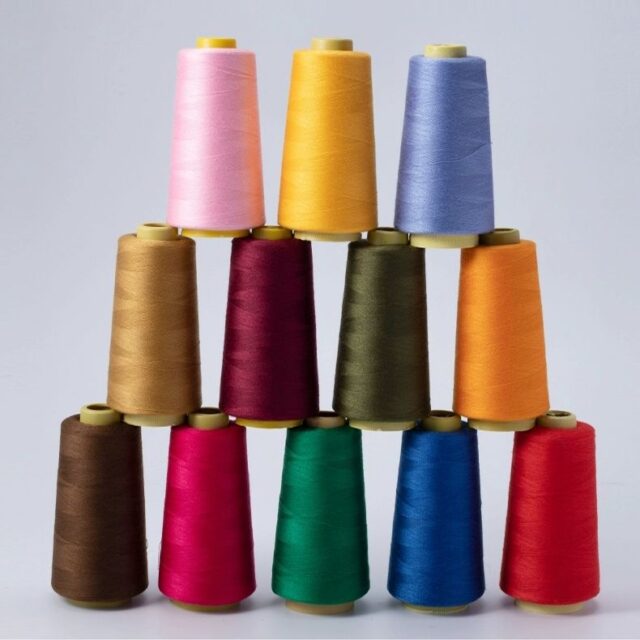 Dyed Core Spun Polyester Yarn