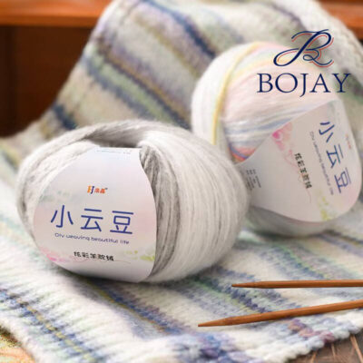 Multi Colors Fancy Yarn Wool Acrylic