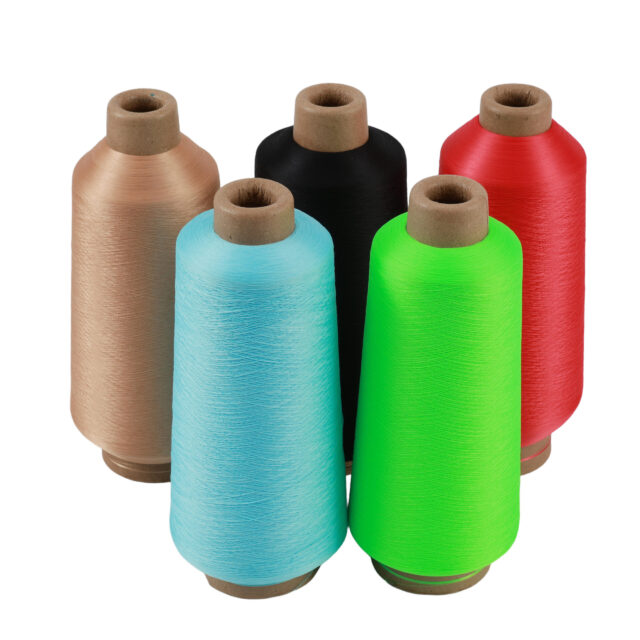 Factory Dyed 70D24F2 Semi-Dull Nylon DTY Yarn for Knitting (5) semi-dull nylon DTY yarn