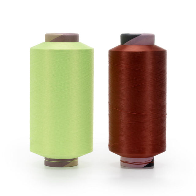 Manufacturer Dope Dyed DTY Polyester Yarn 300D96F In Stock (3) dope dyed DTY polyester yarn