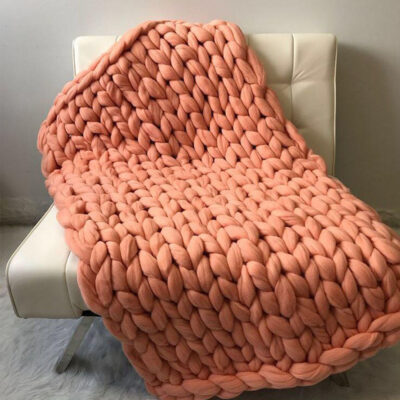 Thick Merino wool yarn for chunky